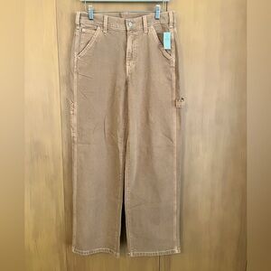 GAP ‘90s CARPENTER tan brown, 28, 6R, NWT